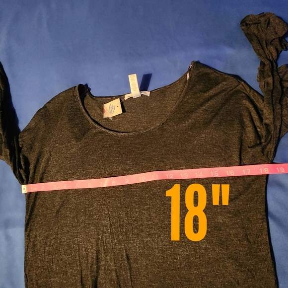 The Ambiance Apparel High Low T-Shirt Features A Chic Round Neckline - Picture 5 of 9